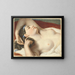 Studie für Ariane schlafend auf der Insel Naxos - John Vanderlyn — gerahmtes Bild an der Wand