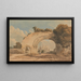 Abtei von Byland, Yorkshire - John Varley — gerahmtes Bild an der Wand