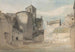 Eingang einer befestigten Stadt in Wales, Osttor von Caernarfon - John Varley — Ansicht des Kunstwerks