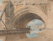 Unter der Ouse-Brücke beim Baden gehen - John Varley — Ansicht des Kunstwerks