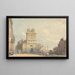 Vue de New Street près du London Bridge - John Varley — gerahmtes Bild an der Wand