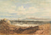 Ansicht der steilen Küste, Bamburgh, Northumberland - John Varley — Ansicht des Kunstwerks