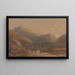 Montagnes galloises - John Varley — gerahmtes Bild an der Wand