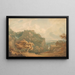 Vue de Tivoli en direction de Rome - John Warwick Smith — gerahmtes Bild an der Wand