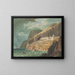 Ein Kloster in Amalfi bei Salerno, Italien - John Warwick Smith — gerahmtes Bild an der Wand