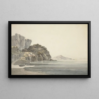 John Warwick Smith - An Italian Coast Scene.webp