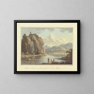 John Warwick Smith - Castle of Schrecstein on the Elbe.webp