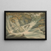 Hafod obere Partie des Wasserfalls - John Warwick Smith — gerahmtes Bild an der Wand