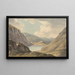 Llyn Geirionedd in der Nähe von Trefriew am Fluss Conway, Carnarvonshire - John Warwick Smith — gerahmtes Bild an der Wand