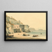 Die Bucht von Neapel vom Posillipo-Strand aus - John Warwick Smith — gerahmtes Bild an der Wand