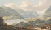 der Gemälde Die Seen von Llanberis von der Straße nach Caernarfon nach Llanberis Caernarfonshire - John Warwick Smith — Ansicht des Kunstwerks