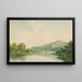 L' untere Ende des Windermere-Sees - John Warwick Smith — gerahmtes Bild an der Wand