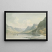 Ullswater in Richtung Patterdale - John Warwick Smith — gerahmtes Bild an der Wand