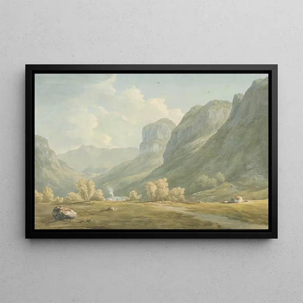 John Warwick Smith - Village of Stonethwaite and Eagle Cragg Borrowdale.webp