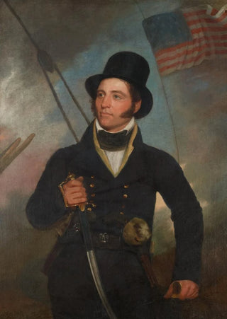 John Wesley Jarvis - Portrait of Captain Samuel Chester Reid.webp