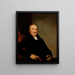 Portrait d'Isaac Van der Beek - John Wesley Jarvis — gerahmtes Bild an der Wand