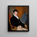 Portrait von Salomon Isaacs - John Wesley Jarvis — gerahmtes Bild an der Wand