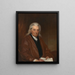 William Samuel Johnson - John Wesley Jarvis — gerahmtes Bild an der Wand