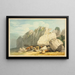Rochers de Leigh Tor à Poundsgate près du New Bridge sur le Dart Devon - John White Abbott — gerahmtes Bild an der Wand