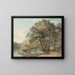 Peamore Devon - John White Abbott — gerahmtes Bild an der Wand