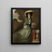 Portrait von Mme John White Alexander - John White Alexander — gerahmtes Bild an der Wand