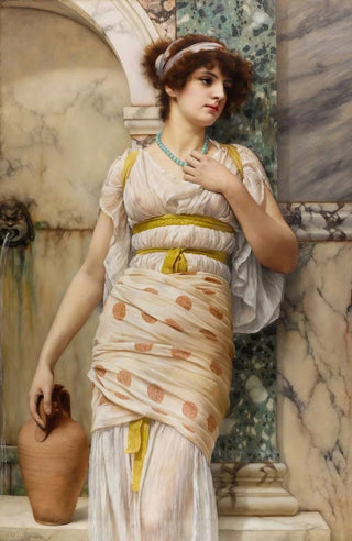 John William Godward - At the fountain.webp