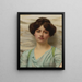 Carine - John William Godward — gerahmtes Bild an der Wand