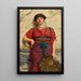 Eurypyle - John William Godward — gerahmtes Bild an der Wand