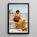 Oisiveté - John William Godward — gerahmtes Bild an der Wand