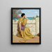 Freizeitstunden - John William Godward — gerahmtes Bild an der Wand