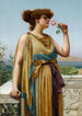 Die duftende Rose - John William Godward — Ansicht des Kunstwerks