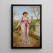 Le Petit Bouquet - John William Godward — gerahmtes Bild an der Wand