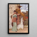 Warten auf den Umzug - John William Godward — gerahmtes Bild an der Wand