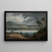 Vue de Cohoes - John William Hill — gerahmtes Bild an der Wand