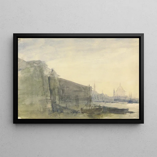 John William Inchbold - The Thames Early Morning Towards St Pauls.webp
