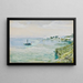Trait Montreux Lac Léman - John William Inchbold — gerahmtes Bild an der Wand