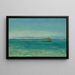 Venedig vom Lido zur Giudecca - John William Inchbold — gerahmtes Bild an der Wand