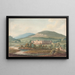 Vue d'un domaine - John William Upham — gerahmtes Bild an der Wand