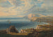 Spaziergänger auf den Klippen über der Freshwater Bay gesehen von Osten - John Wilson Carmichael — Ansicht des Kunstwerks