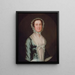 Mme Joseph Reade - John Wollaston — gerahmtes Bild an der Wand