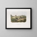 Pennsylvanie Wiesenmäuse Gemälde in Originalgröße - John Woodhouse Audubon — gerahmtes Bild an der Wand