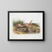Maus des Missouri in Originalgröße - John Woodhouse Audubon — gerahmtes Bild an der Wand