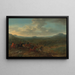 Eine Fuchsjagd - John Wootton — gerahmtes Bild an der Wand