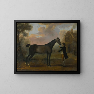 John Wootton - A horse and groom in a landscape.webp