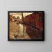 Wassermühle - Jonas Lie — gerahmtes Bild an der Wand