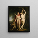 Venus Adonis und Cupido - Jonas Åkerström — gerahmtes Bild an der Wand