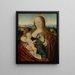 Madone à la poire - Joos van Cleve — gerahmtes Bild an der Wand