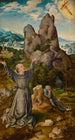 Saint François recevant les stigmates - Joos van Cleve — Ansicht des Kunstwerks