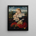 Jungfrau mit Kind - Joos van Cleve — gerahmtes Bild an der Wand
