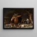 Die Versuchung des heiligen Antonius - Joos van Craesbeeck — gerahmtes Bild an der Wand
